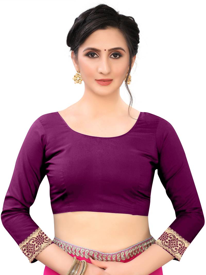 Leeza Store Women's Hot Pink Silk Blend Jacquard Golden Zari Woven Traditional  Banarasi StyleSaree 