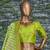 Neon Green Dori, Zari, Thread and Glitter Sequins Embroidered Mulbury Silk semi stitched bridal Lehenga