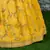 Yellow Dori, Zari, Thread and Glitter Sequins Embroidered Mulbury Silk semi stitched bridal wedding lehenga