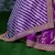 Hypnotizing Purple Dori, Zari, Thread and Glitter Sequins Embroidered Mulberry Silk party wear Lehenga choli