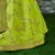 Neon Green Dori, Zari, Thread and Glitter Sequins Embroidered Mulbury Silk semi stitched bridal Lehenga