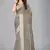 Grey woven silk saree with blouse