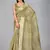 Light green woven silk saree with blouse