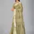 Light green woven silk saree with blouse