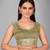 Light green woven silk saree with blouse