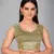 Light green woven silk saree with blouse