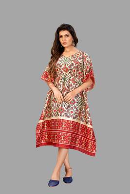Zarna Silk Kaftan 1