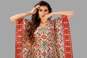 Zarna Silk Kaftan 5