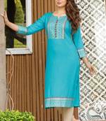G Collection Rayon Designer Kurti
