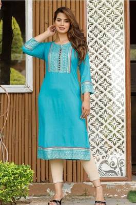 G Collection Rayon Designer Kurti 2