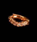Designer Stone Gold nose-ring or Nose Pin
