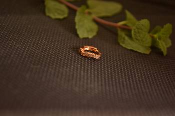 Designer Gold Plated diamond nosering or nosepin 1