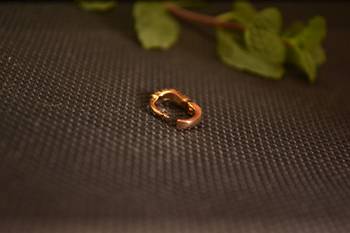 Designer Gold diamond nosering or nosepin 2
