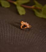 Designer Stone Gold nose-ring or Nose Pin