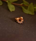 Designer Stone Gold nose-ring or Nose Pin