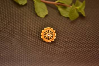 Designer Gold plated nose-ring or Nose Pin 5