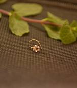 Designer Stone silver nose-ring or Nose Pin
