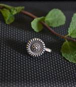 Silver Designer clip or clipon oxidised nosering or Oxidized nosepin