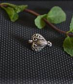 Silver Designer clip or clipon oxidised nosering or Oxidized nosepin