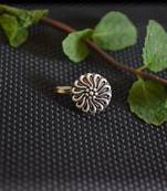 Silver Designer clip or clipon oxidised nosering or Oxidized nosepin