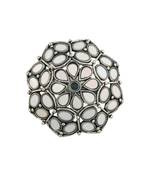 Silver Oxidized Mirror Designer Adjustable Finger Ring for Women 