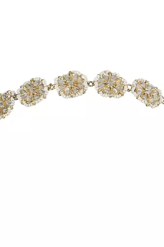 Traditional Floral Kundan Pearl Studded Rajasthani Sheeshphool/ Mathapatti for Women 
