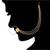 Ethnic Bridal Nose Ring/Nath Without Piercing with Pearl Chain Encased with Pearl Stone for Women/Girls (NL50G)