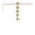 Plated Embellish With Kundan & Pearl Adjustable Haath Phool/Panja Bracelet for Women (PIJ028W) (Pack of 1)