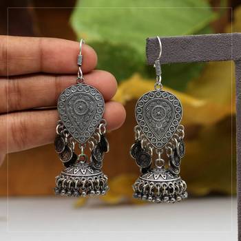 Silver jhumkas 1