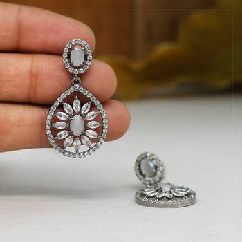 Grey danglers-drops 1