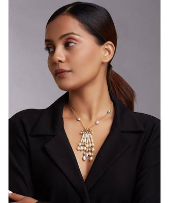 Grey & White Pearl Necklace 2