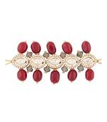 Beaded Bracelet With Red Onyx Tumbles