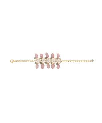 Beaded Bracelet With Pink Jade Tumbles 3