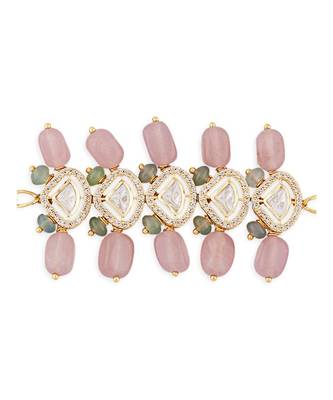 Beaded Bracelet With Pink Jade Tumbles 4