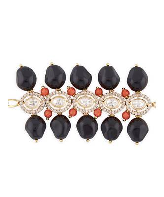 Beaded Bracelete With Black Onyx Drops 4