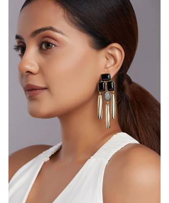 Black Onyx Drop Earrings 2