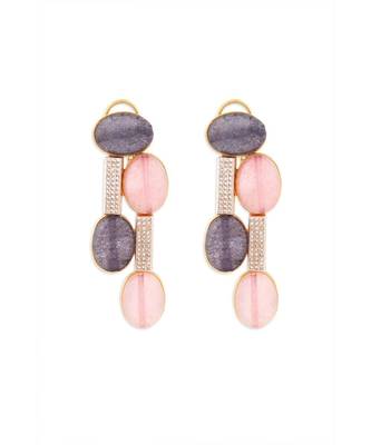 Jade Beaded Drop Earrings 3