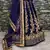 Navy Blue Silk Lehenga Choli Set