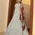 Sky Embellished Mukaish work Georgette semi stitched lehenga