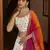 White Thread with Sequance Embroidered with mirror work Art Silk semi stitched lehenga