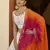 White Thread with Sequance Embroidered with mirror work Art Silk semi stitched lehenga