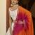 White Thread with Sequance Embroidered with mirror work Art Silk semi stitched lehenga
