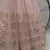 Pink Embellished Mukaish work Georgette semi stitched lehenga