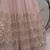 Pink Embellished Mukaish work Georgette semi stitched lehenga