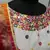 White Thread with Sequance Embroidered with mirror work Art Silk semi stitched lehenga