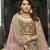 Olive green zarkan, thread, zari, dori, and sequins embroidered velvet semi stitched lehenga