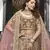 Olive green zarkan, thread, zari, dori, and sequins embroidered velvet semi stitched lehenga