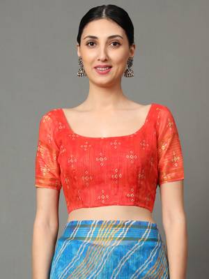 MISHRI COLLECTION Women's Saree Pure Cotton Fabric Digital Print Saree with Unstitched Blouse Piece (Free Size) 4