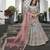 Mesmerizing Turquoise zarkan, thread, zari, dori, and sequins embroidered velvet Bridal Lehenga choli
