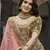 Olive green zarkan, thread, zari, dori, and sequins embroidered velvet semi stitched lehenga
